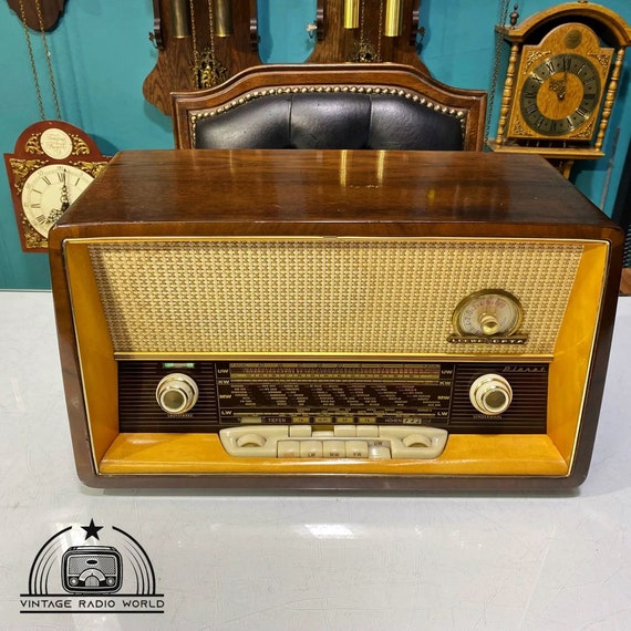 Loewe Opta Blanet Vintage Radio Orjinal Old Radio Antique Radio Lamp Radio  Loewe Opta Radio 