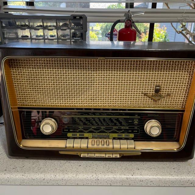Custom Glass Panel for Grundig 4088 Model, Unique Design