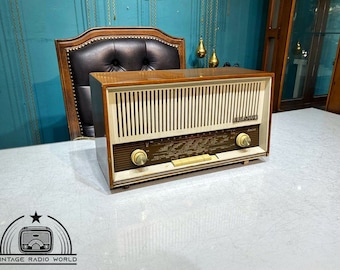 Loewe Opta Blanet Vintage Radio Orjinal Old Radio Antique Radio Lamp Radio  Loewe Opta Radio 