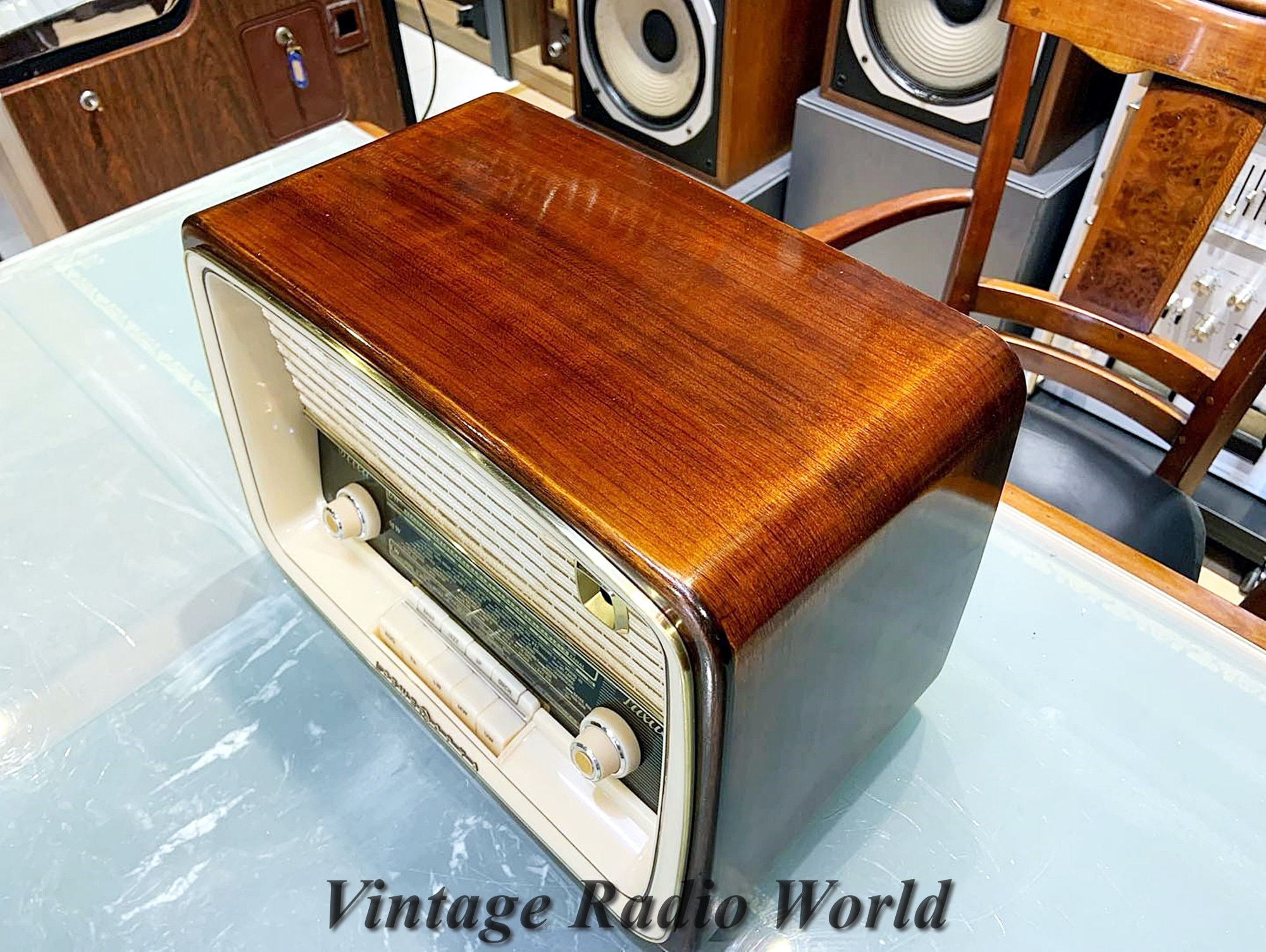 Vintage Loewe Opta Luxus Radio | Original Old Radio | Antique