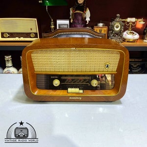 Loewe Opta Blanet Vintage Radio Orjinal Old Radio Antique Radio Lamp Radio  Loewe Opta Radio 