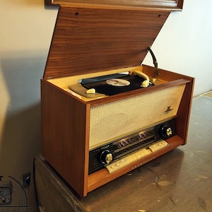 Nordmende Phonosüper  | Vintage Radio | Orjinal Old Radio | Radio | Lamp Radio | Nordmende Radio, Turntable
