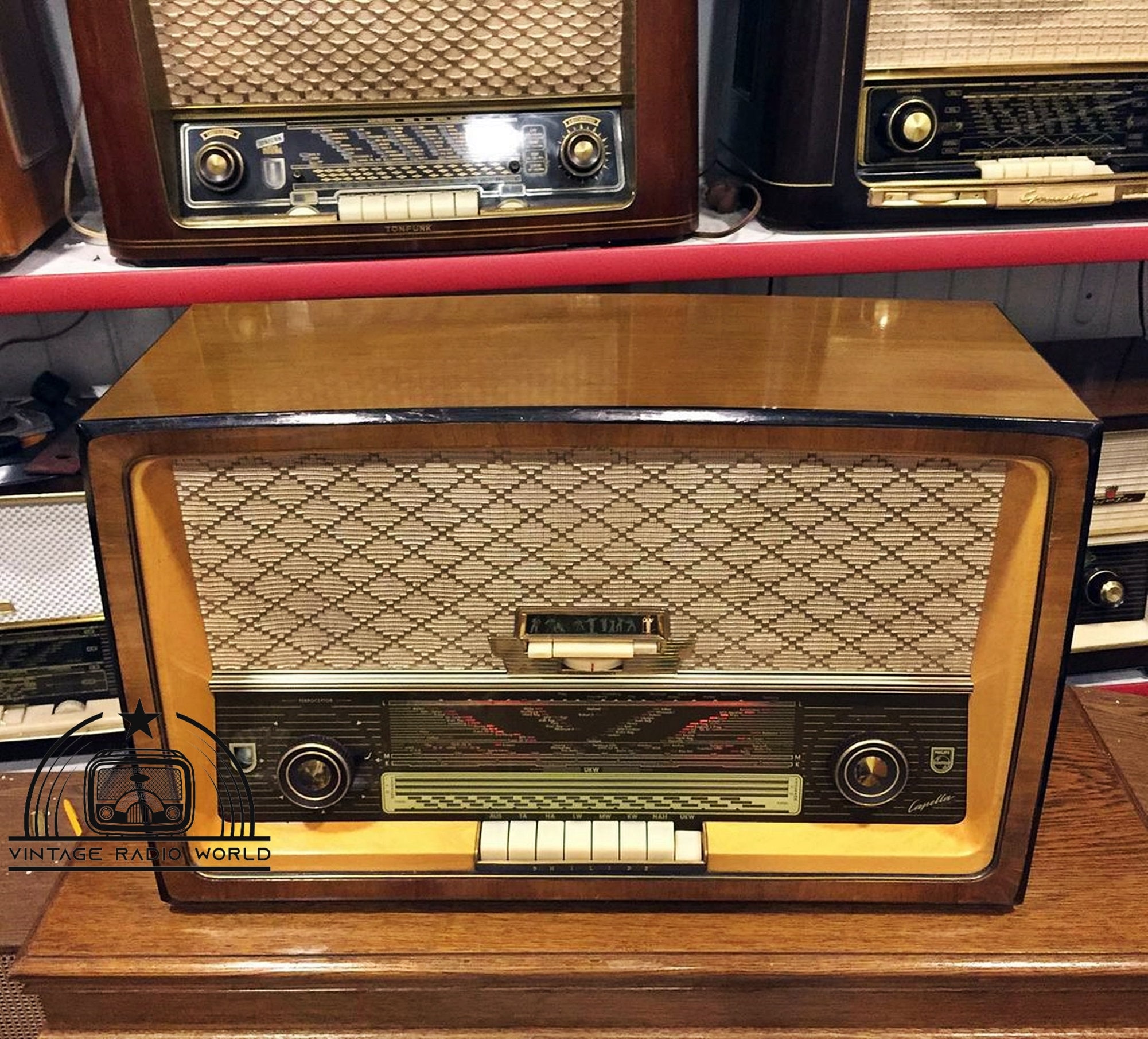 Philips Capella 663 | Vintage Radio | Orjinal Old Radio