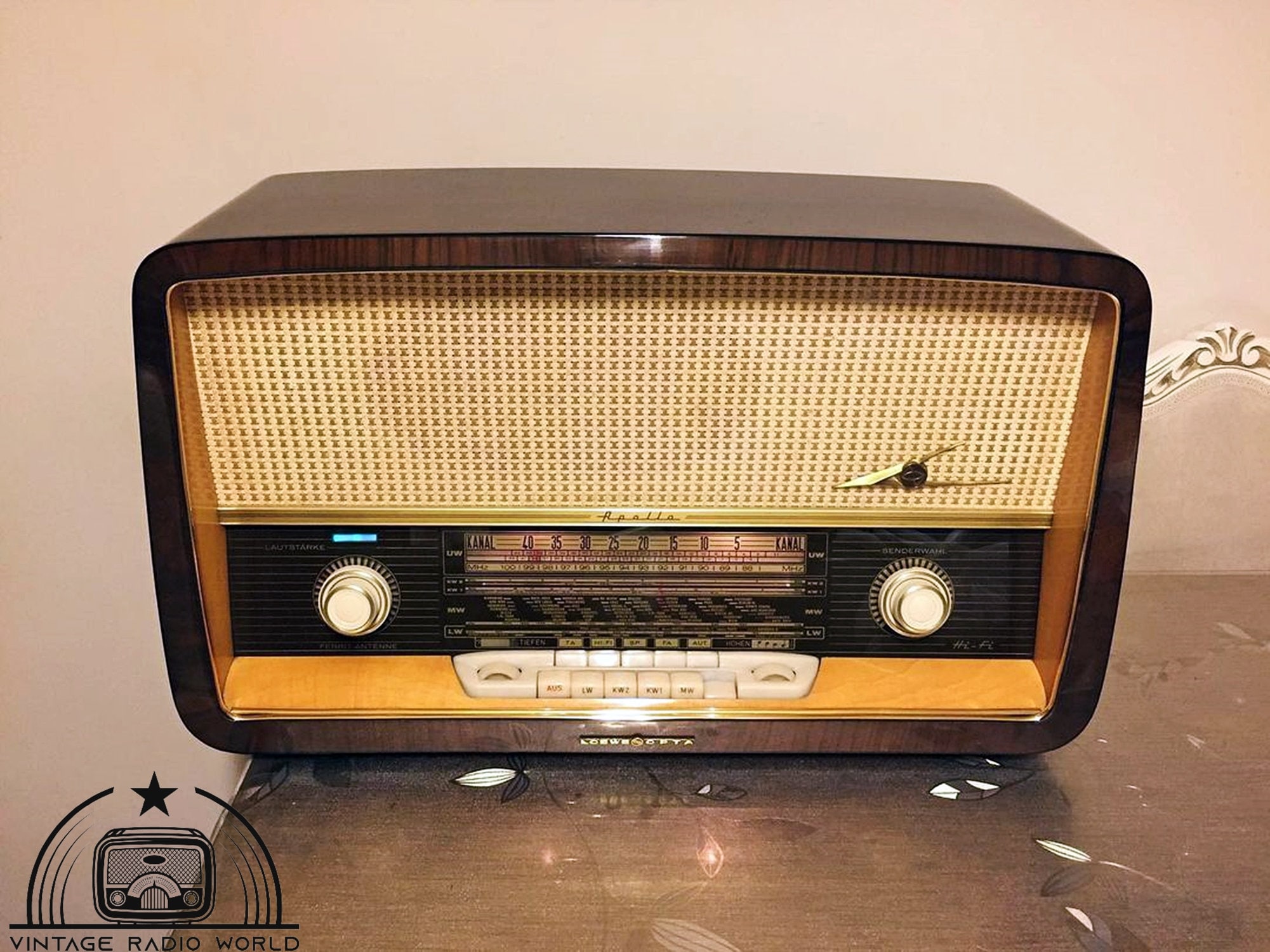 Loewe Opta Apollo 4760 W | Vintage Radio | Orjinal Old Radio