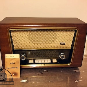 AEG 6057  WD 3/D Radio | Vintage Radio | Orginal Old Radio | Radio | Lamp Radio |
