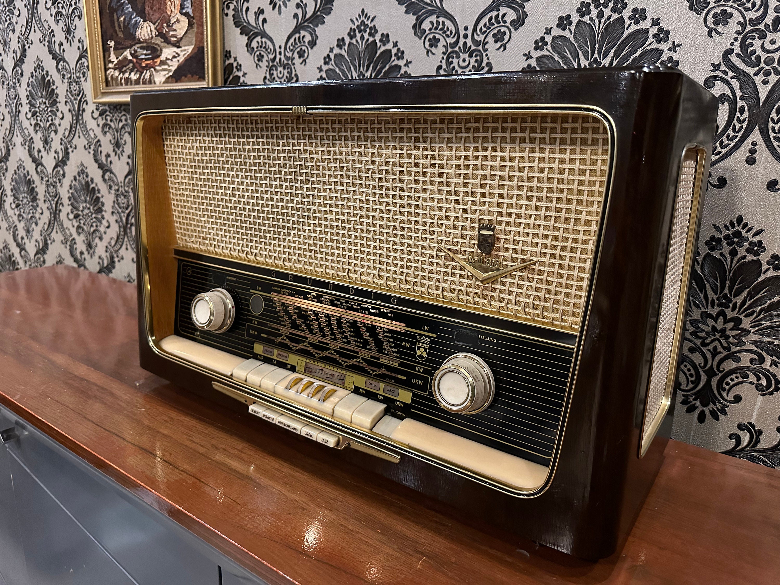 Grundig Radio | Orjinal Old Radio | Radio | Grundig Radio - Etsy