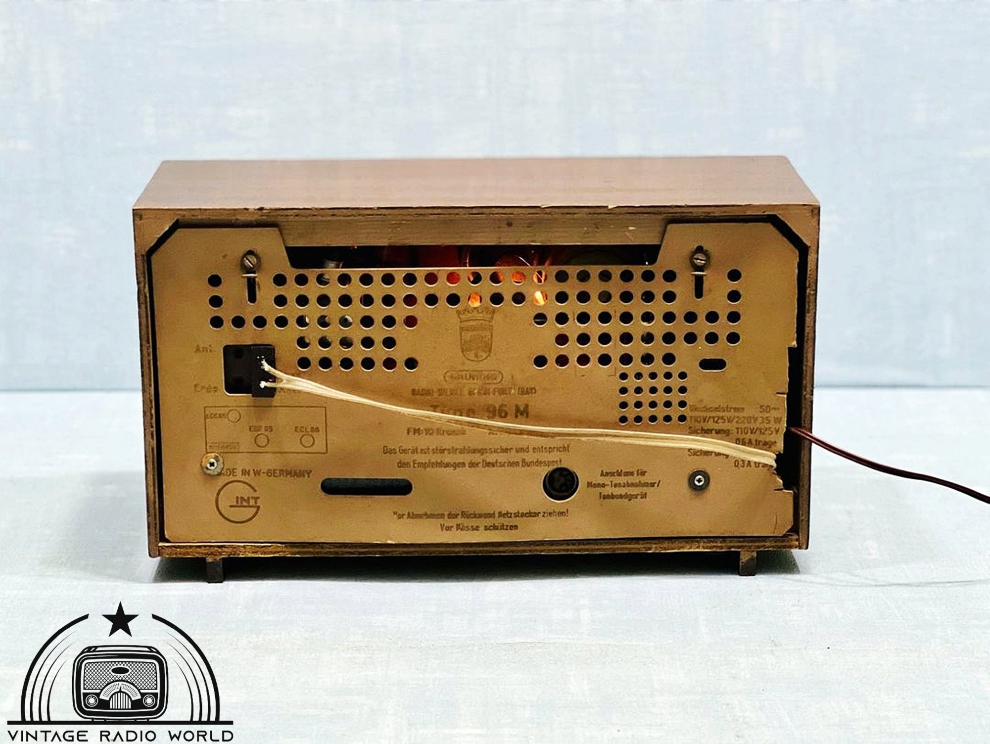 GRUNDIG BOX8（改）フロントマグネット（600Ω）16cmユニット