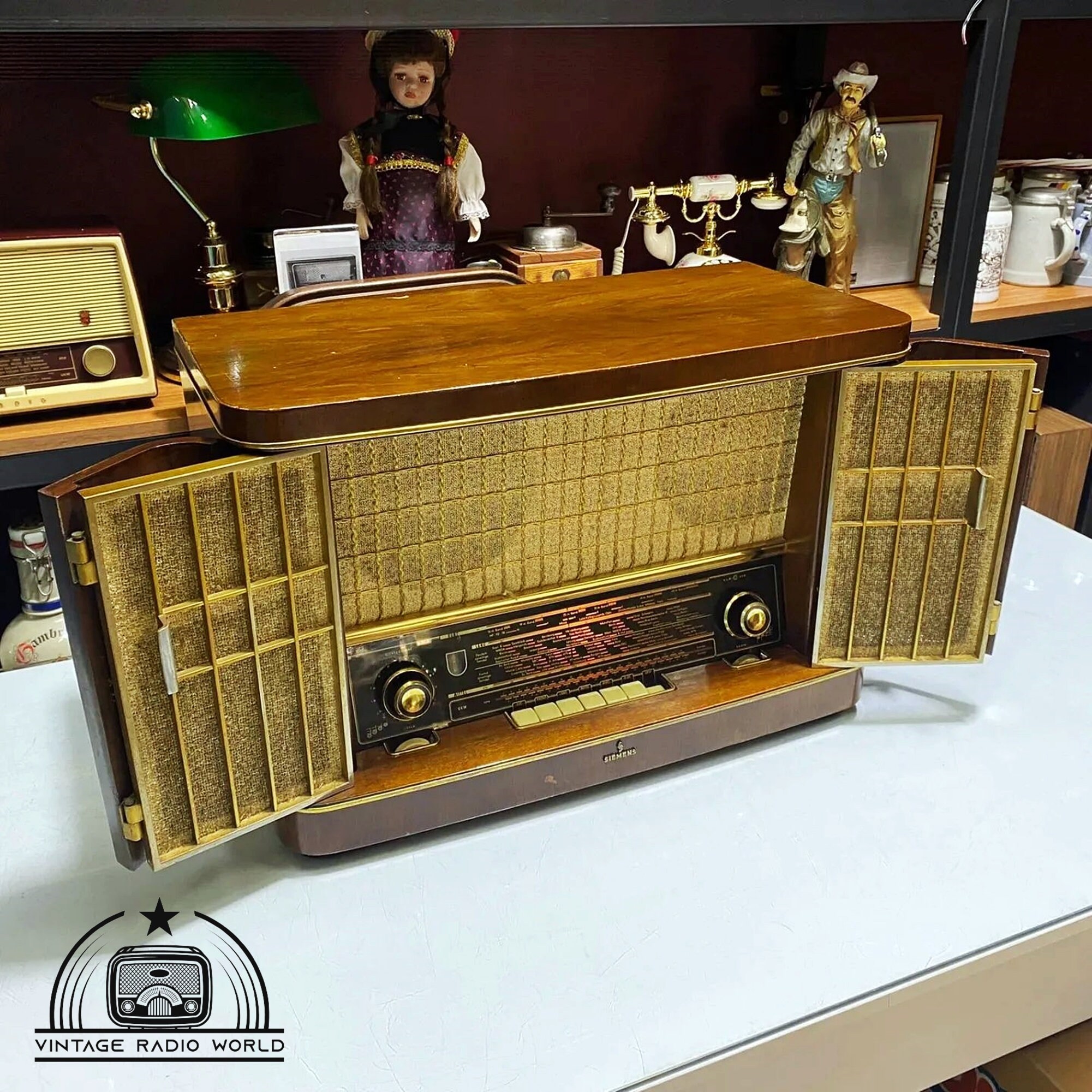Siemens Schatulle H42 Radio - Authentic Vintage, Original Antique