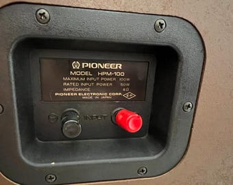 ビンテージ パイオニア HPM 100 スピーカー セット、すべての