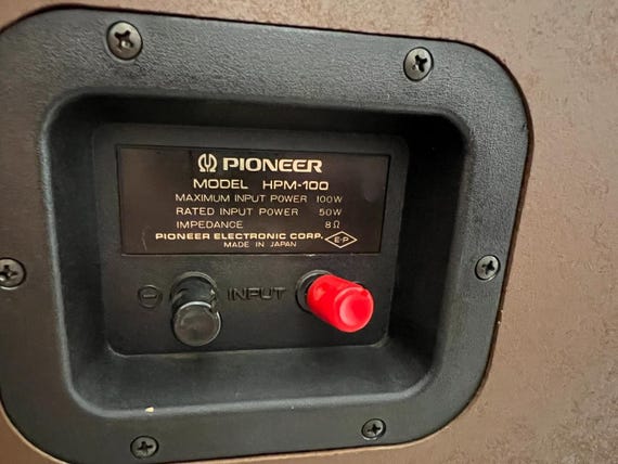 ビンテージ パイオニア HPM 100 スピーカー セット、すべての