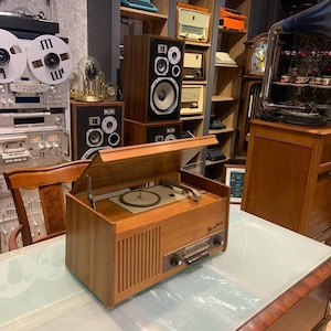 Germany Union Lamp Radio With Pikap| Vintage Radio | Orjinal Old Radio | Radio | Lamp Radio |, Turntable
