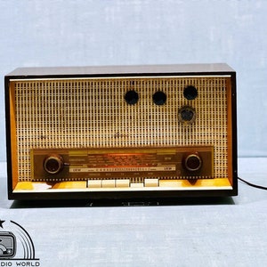 Grundig Type 96 M Radio | Vintage Radio | Orjinal Old Radio | Radio | Lamp Radio | Grundig  Radio