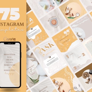 Instagram Templates Minimalist Instagram Template Canva Instagram Template Aesthetic Feed Instagram Story Template Boho Templates