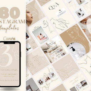 Instagram Templates Minimalist Instagram Template Canva Instagram Template Aesthetic Feed Instagram Story Template Boho Templates
