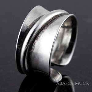 Silver ring silver 925 ring adjustable open R0711