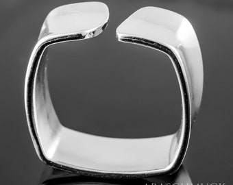 Zilveren Ring Zilver 925 Ring Verstelbaar Open R0718