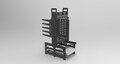 Vertical grill.cnc laser and plasma cutting plan, dxf file cnc plasmas laser cuttable