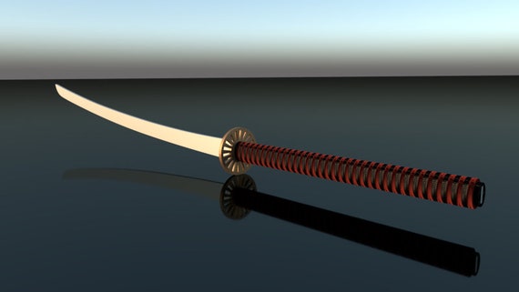 Planos CNC digitales para espada Katana de madera -  España