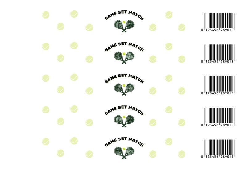 Water Label Padel Racket Padel Party Decor Kit for Padel Party Digital Invites Paddle Water ...