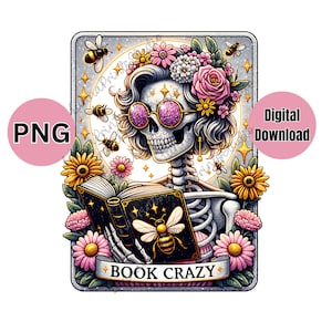 Boek gekke tarotkaart png-lezing clipart-boekenwurm-boek minnaar ontwerp voor sublimatie mokken-dtf prints-afdrukbaar boek liefdevolle mensen! Literair