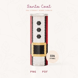 Christmas SS16 RHINESTONE Template, Rhinestone Honeycomb Pattern for 20oz Straight Skinny Tumbler, Santa Rhinestone Tumbler Sublimation PNG