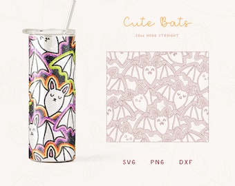 Halloween Burst Tumbler Template SVG for Hogg 20oz Straight Skinny Tumbler, Cute Burst Template for Tumbler, Skinny Tumbler Sublimation Png