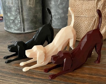 Labrador Retriever Figurine , Dog Figurine, Black lab Figurine, Black Labrador, Black Lab Gifts, Black Lab Ornament , Lab Cake Topper