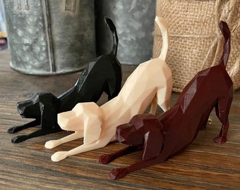 Figurine de labrador retriever, chien, figurine de laboratoire noir, labrador noir, cadeaux de laboratoire noir, ornement de laboratoire noir, décoration de gâteau de laboratoire