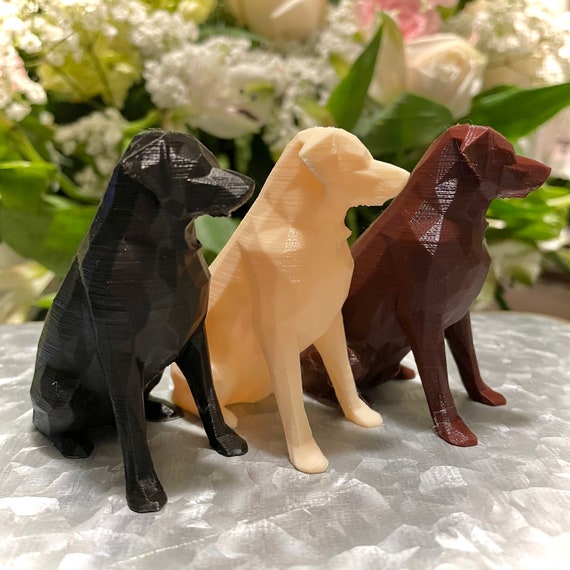 Labrador Retriever Figurine - Black Yellow Brown Lab Gift - Dog Mom Dog Dad Sympathy Figurine, Black Lab Gift, Lab Owner Gift, Labrador Gift