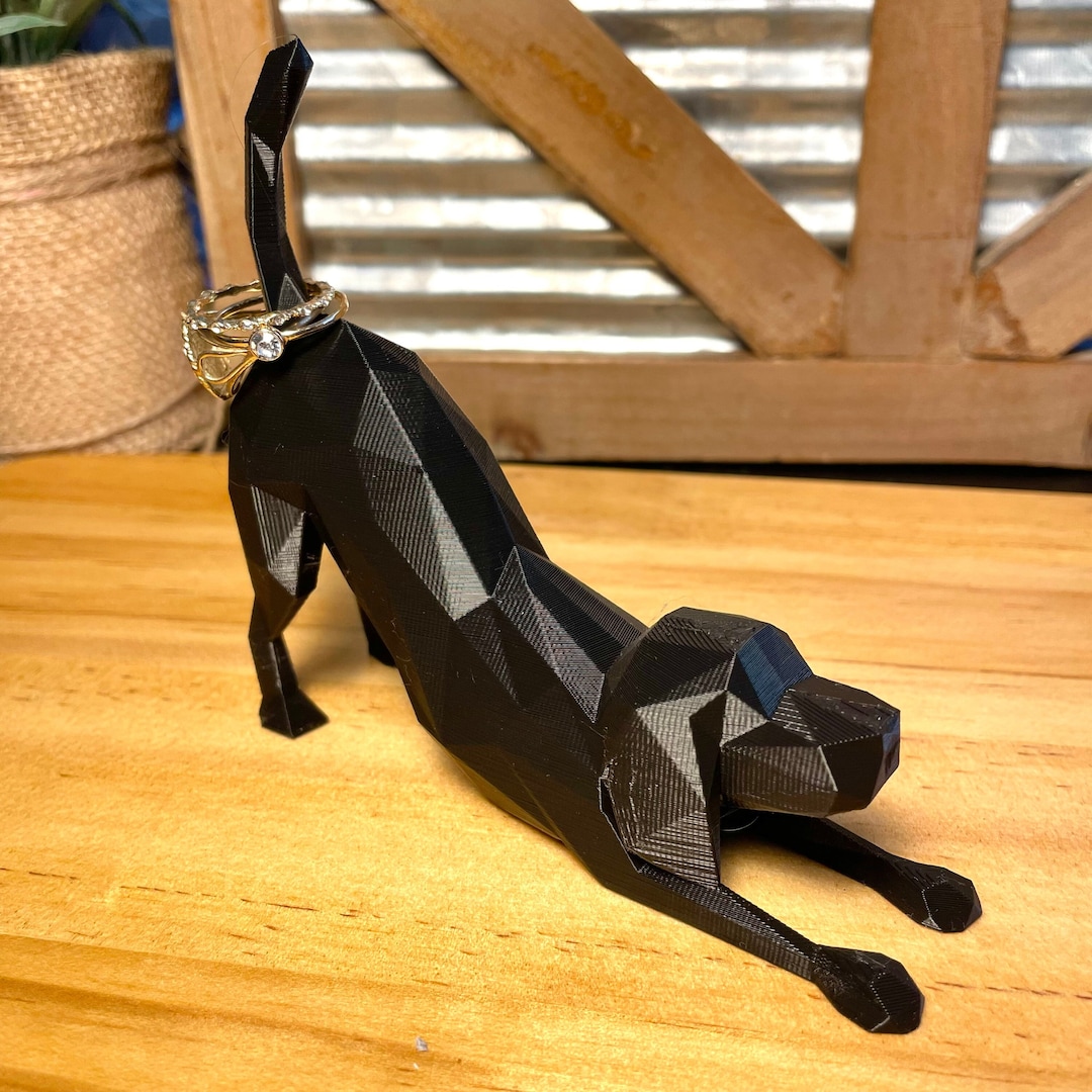 Dog Ring Holder, Cute Ring Holder, Jewelry Cone, Engagement Ring