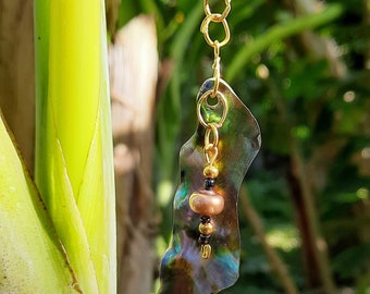 Pendentif Paua/Pendentif Perle/Pendentif Coquillage/Paua/Perle/Perle de culture/Collier Paua/Collier Perle