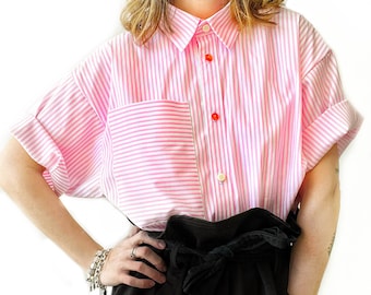 Sewing Digital Pattern - Oversize Shirt // Oversize Shirt PDF Sewing Pattern #thelillishirt