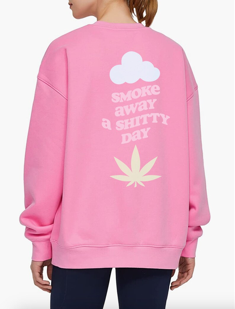 Weed Quote Motel Keychain Design (Clothes,Cups,Etc) | “Smoke Away a Shitty Day” | SVG PNG | Trendy Cut File For Cricut & Silhouette image 4