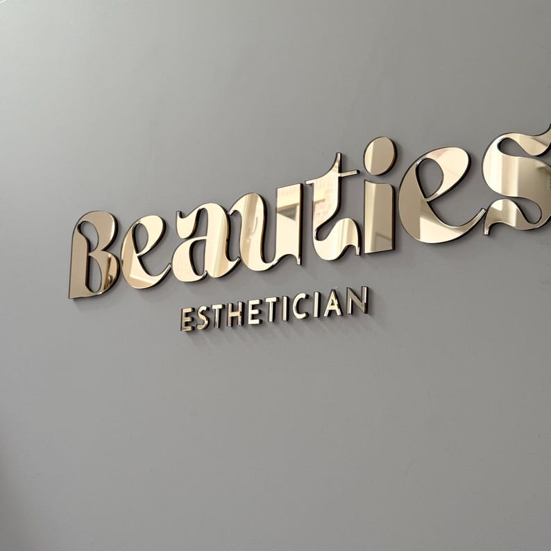 Esthetician Treatment Room Sign – Custom 3D Salon Logo - Etsy