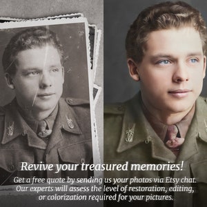 Expert Photo Restoration Service, Enhancement & Colorization, Restore Old Photos, Advanced Photo Repair, Improve Photo Quality, Fix Damage