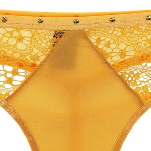 Open Crotch Floral Lace Panty, Crotchless Bikini, Open Crotch Lingerie