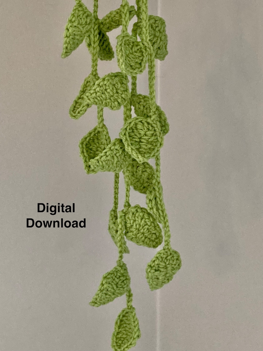 Crochet Vine/ Ivy Pattern. Step by Step Photos Included. Basic Crochet