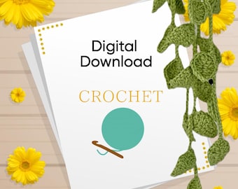 Crochet Vine Pattern: Continuous Ivy Design (Digital Download)