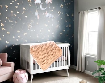 Pink baby blanket/Stroller Blanket