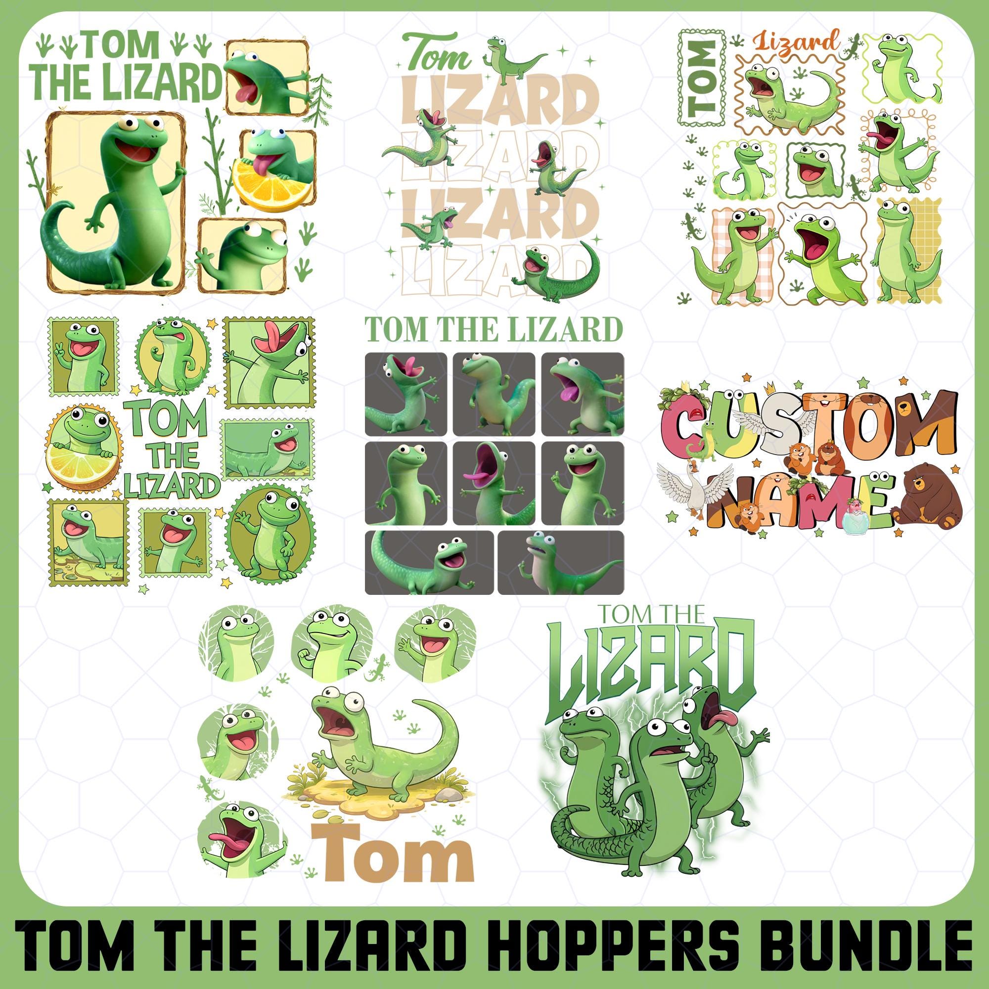 Tom the Lizard Hoppers 2026 Bundle File, Lizard Lizard Png, Animal ...
