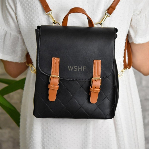 White Mini Backpack Etsy