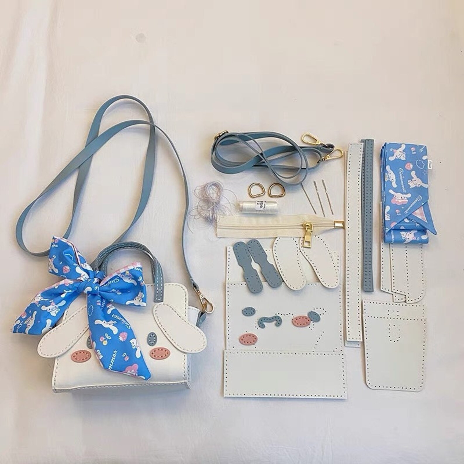 Cute Cinnamoroll Crossbody Bag DIY Kawaii Cinnamoroll Handbag Etsy