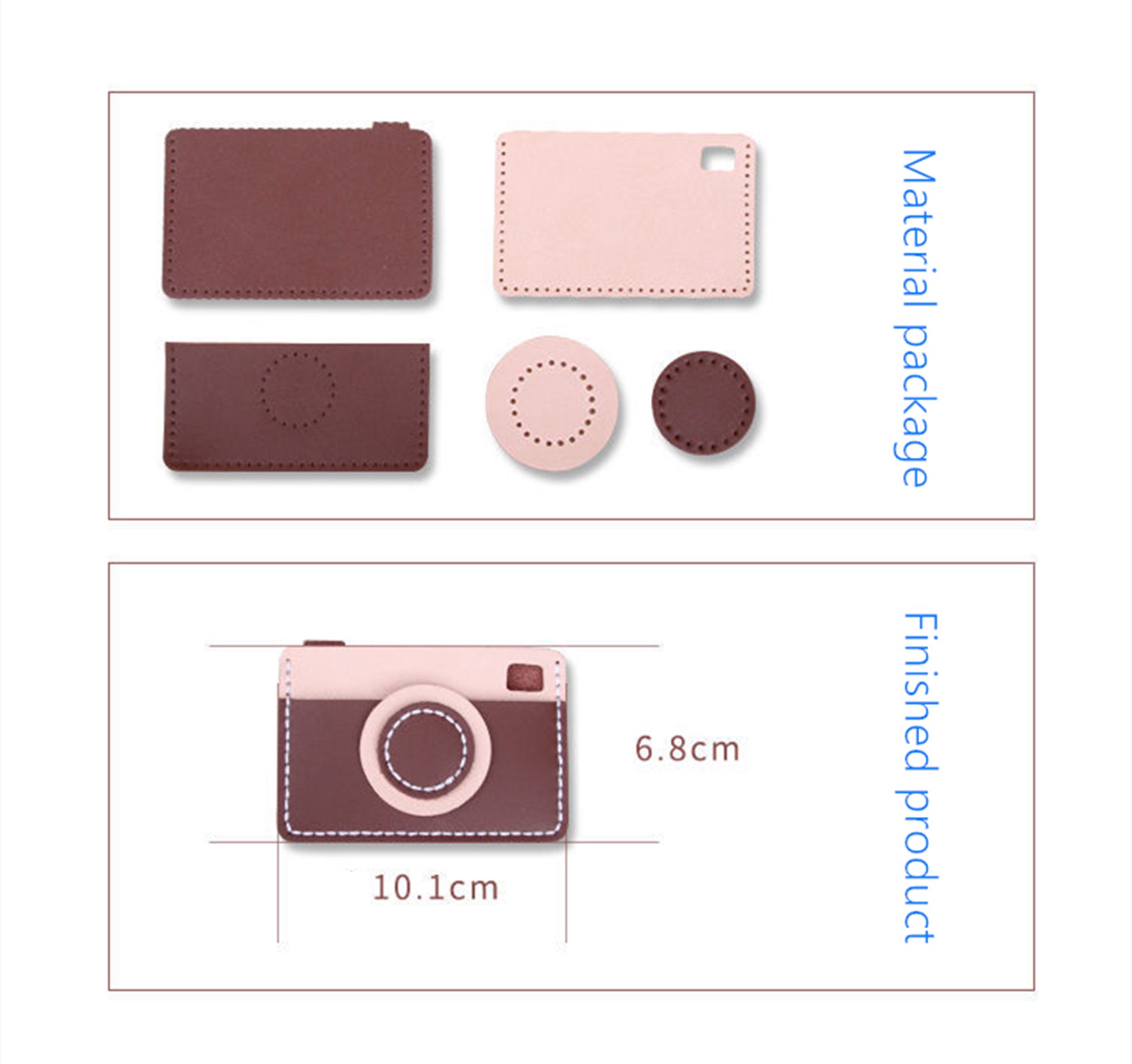 Personalized Leather Card Holder Wallet for DIY Camera Card Etsy