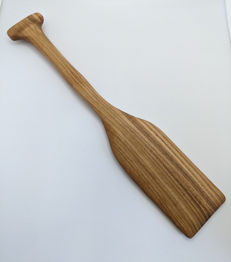 Hand Carved Canoe Paddle, Cherry Wood, Spoon Etsy