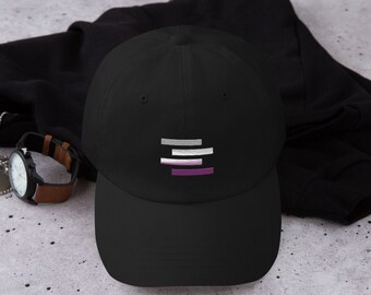 Asexual Flag Hat Stripes Ace Hat Asexual Pride Hat Ace Pride Festival Queer Hat Pride Outfit Asexual Hat Asexual Gift Asexual Clothing Queer