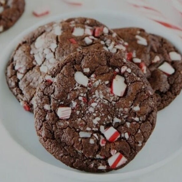 Baker's douzaine de biscuits croquants au chocolat et à la menthe poivrée