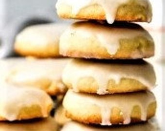 Trece galletas de mantequilla y limón