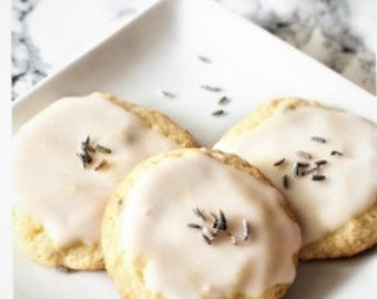 Baker's dozen Lavender short bread cookies