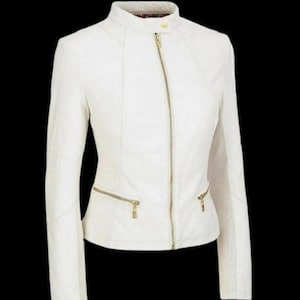 White patent jacket hotsell