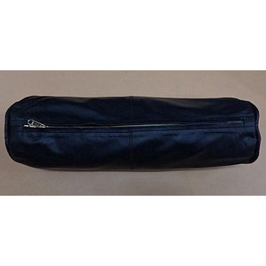 LEATHER BOLSTER Cover, Cylinder Round Shape Cushion Cover, Leather BOLSTER Cover Pillow Cushion for Yoga Neck Roll Case